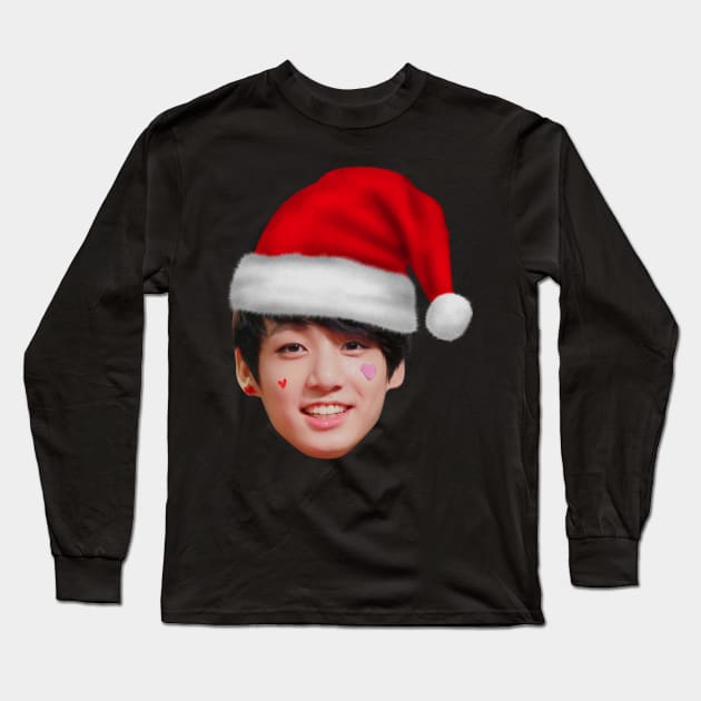 Jungkook Christmas Long Sleeve T-Shirt by Selfish.Co